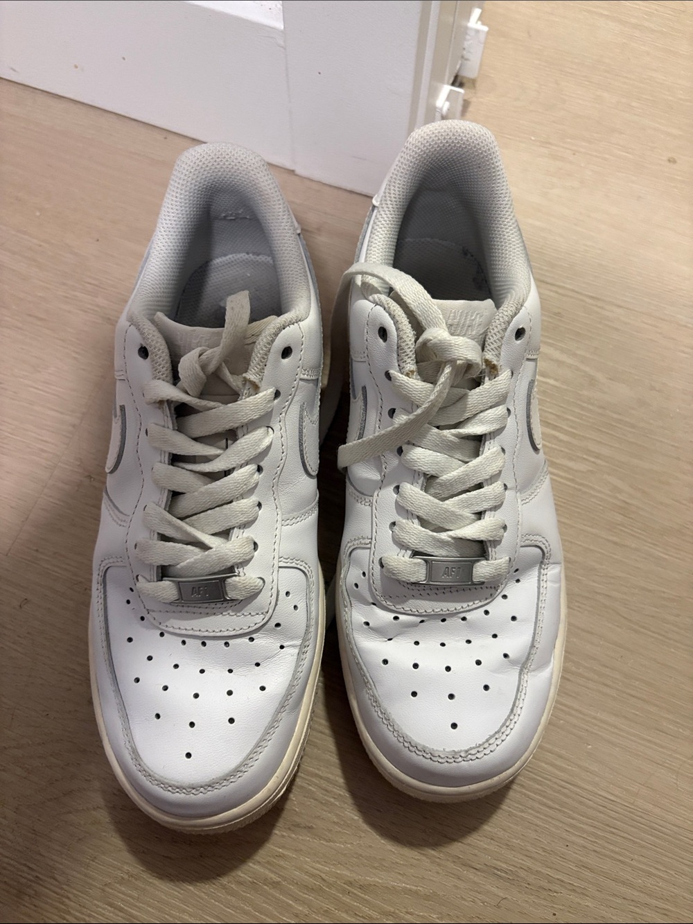 Nike Air Force 1 White Low-Top Sneakers
